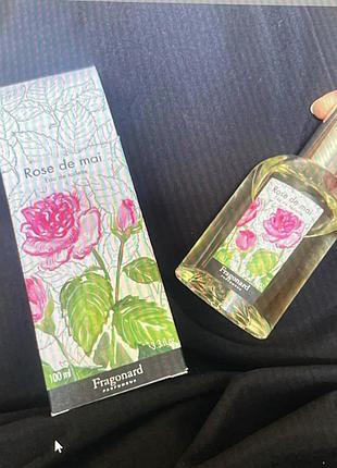 Rose de mai fragonard туалетна вода 100 мл травнева троянда фрагонар, майская позв