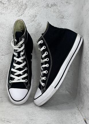 Чоловічі класичні текстильні високі кеди converse chuk taylor all star