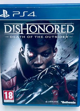 Dishonored death of the outsider, б/в, англійська версія - диск для playstation 4