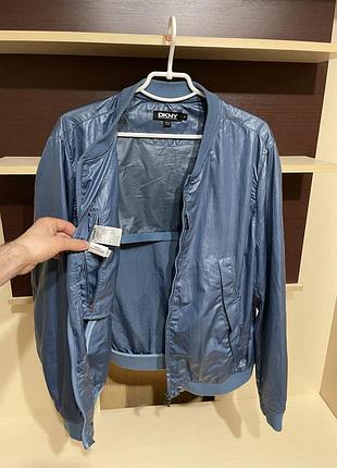 Dkny, оригинал мужской бомбер из нейлона 9