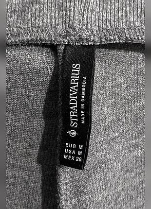 Брюки широкие теплые stradivarius 5