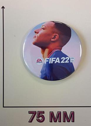 Значок килиан мбаппе kylian mbappé 7,5 см (37189)