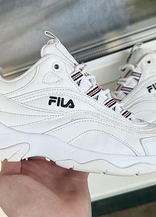 Кросівки fila ray білі, розмір 37-37.5, устілка 23,5 см оригінал філа
