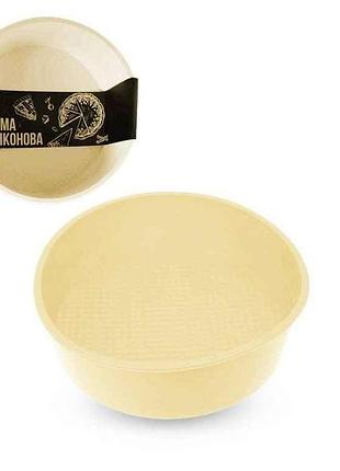 Форма силиконовая круглая глубокая 20х20х6см creamy 3300-36 тм snt