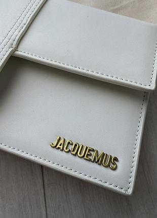Сумка jacquemus біла 3