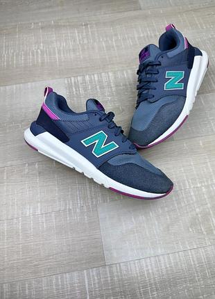 Кросівки new balance 009 сині, фіолетові, розмір 38, довжина устілки 24 см оригінал нью беланс nb