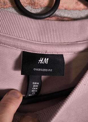 Щільний плотний жіночий світшот h&m oversize 9
