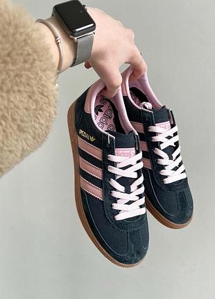 Женские кроссовки адидас специал adidas spezial navy blue pink 36