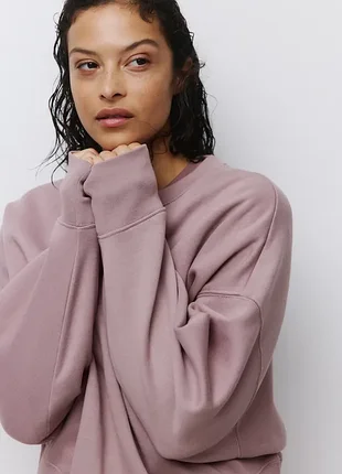 Щільний плотний жіночий світшот h&m oversize 2