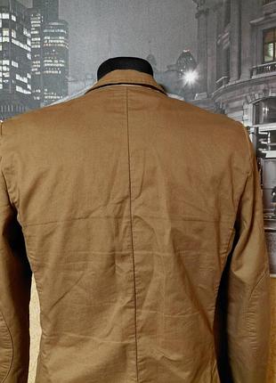 Мужской оригинальный пиджак pull &amp; bear p.m 65% коттон 35% полиэстер 5