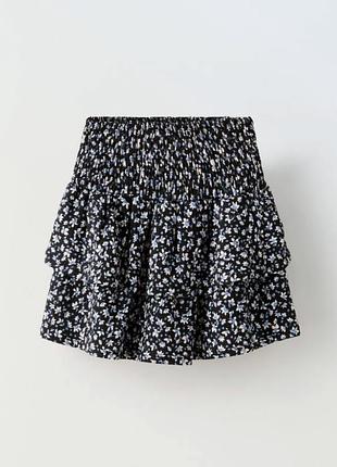 Новая юбка для девочки 110см, zara, 4-5роков, юбка-шорты для девочки, хлопок