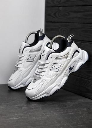Мужские кроссовки нью баланс new balance white белый 40 42