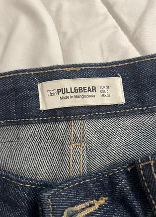 Шорти жіночі pull&bear baggy джинсові сині 3