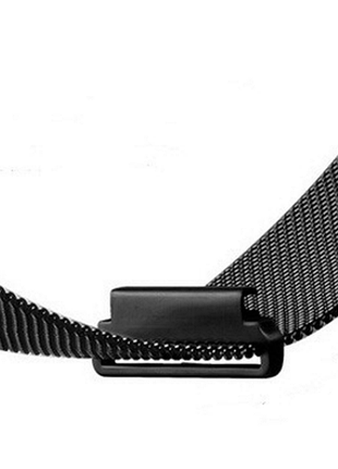 Миланский сетчатый ремешок primo для часов amazfit active 3 premium / active 2 / active - black 3