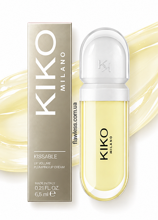 Бальзам блеск для губ kiko milano kissable lip volume plumping lip cream 06 sunbeam