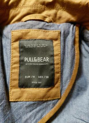 Мужской оригинальный пиджак pull &amp; bear p.m 65% коттон 35% полиэстер 6