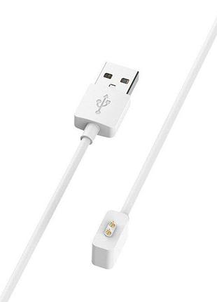 Магнітний usb кабель primo зарядний пристрій док-станція для xiaomi smart band 9 active - white