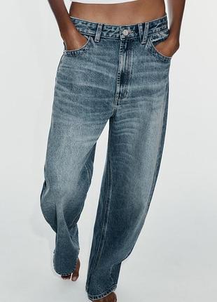Джинси жіночі баггі zara new