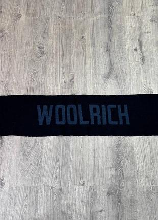 Шерстяний шарф woolrich 3