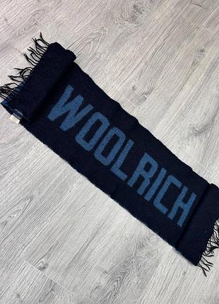 Шерстяний шарф woolrich 2