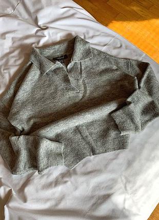 Сірий базовий светр primark 10