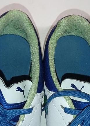 Брендовые кожаные бутсы puma. 9
