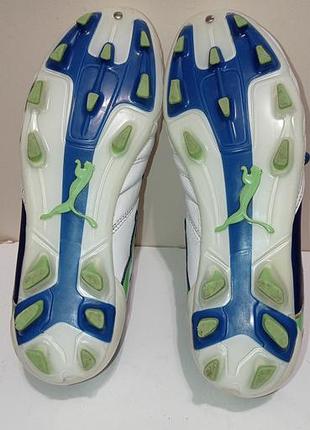 Брендовые кожаные бутсы puma. 8