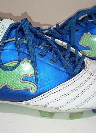 Брендовые кожаные бутсы puma. 2