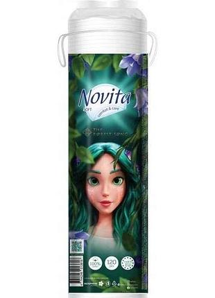 Ватные диски 120шт мavka тм novita