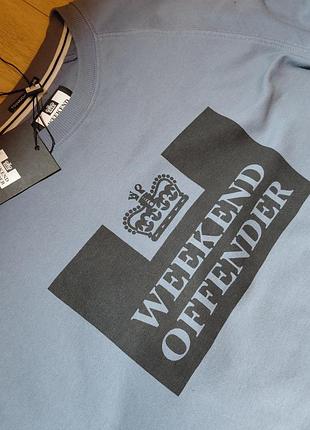 Світшот чоловічий weekend offender блакитний розмір l
