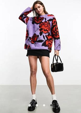 Новий светр масивний подовжений monki  жакард