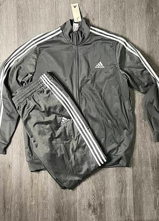 Оригинальный 100% мужской спортивный костюм adidas essentials 3-stripes sportswear(размер xxl)
