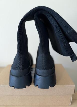 Чоботи zara текстиль 4