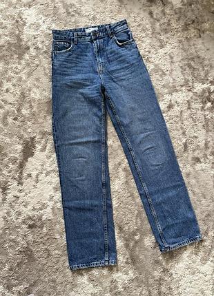 Джинси high waist straight bershka 36