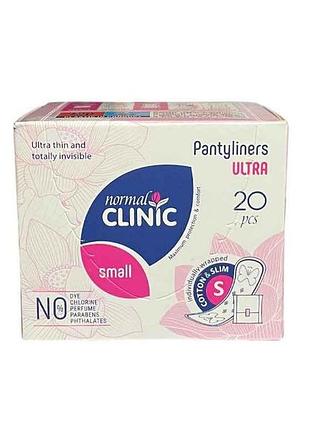 Прокладки ежедневные comfort ultra-cottonslim-в индей. упак 20шт тм normal clinic