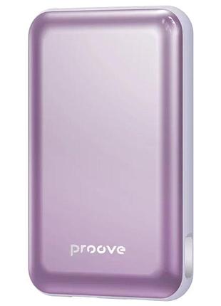 Портативный аккумулятор powerbank proove vibe energy plus 22,5 вт 10000 мач purple (pbve15012209)