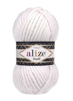 Пряжа megafil super lana 55 5шт/уп тм alize