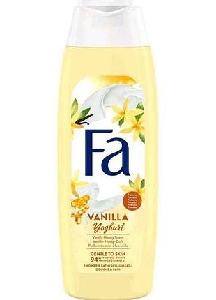 Гель для душу yoghurt ванільний мед 750мл тм fa