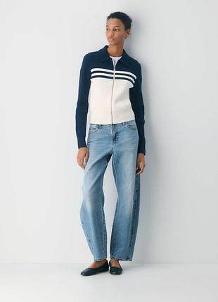 Нові світло-блакитні джинси — модель levi's baggy dad barrel із середньою посадкою та вільним кроєм 32/32 usa 🇺🇸