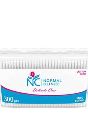 Ватные палочки 300 шт. zip пак тм normal clinic