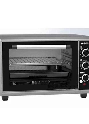 Печь электрическая,50 л, 1500 вт, конвекция аf50-33-серая-конвек тм asel