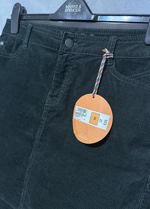 Вельветова міні спідниця m&s 2