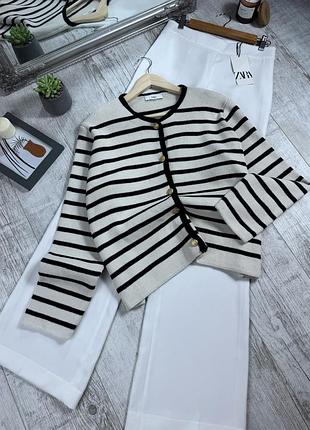 Кардиган в полоску от m&amp;s 7