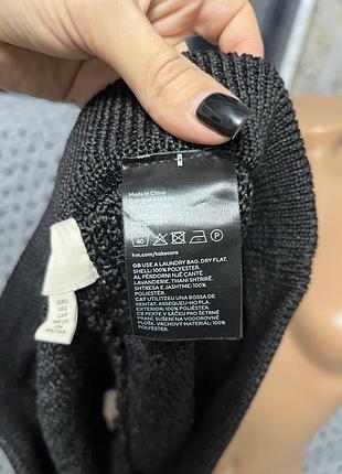 Чорні мінішорти від бренду h&m 4