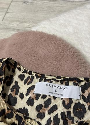 Котонова блуза в леопардовий принт від primark 2
