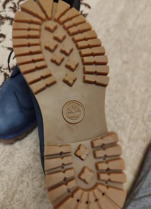 Черевики чоловічі timberland сині 4