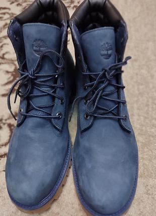 Черевики чоловічі timberland сині 3