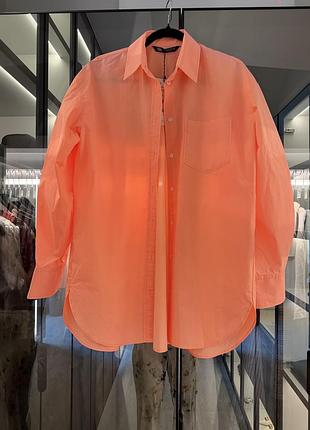 Жіноча сорочка zara помаранчева