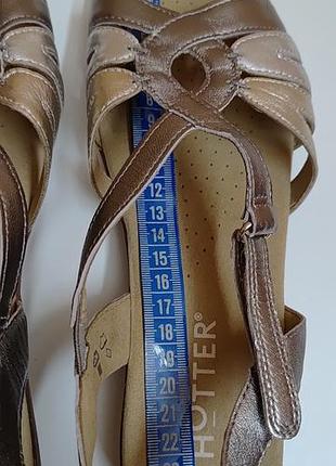 Кожаные босоножки hotter,39р-р. 7