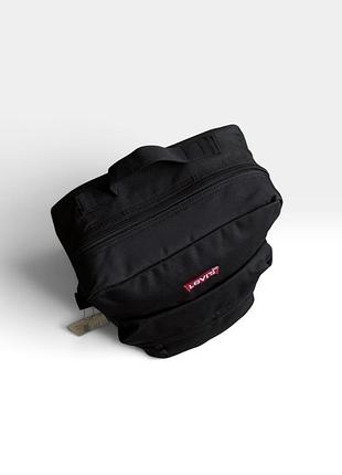 Levi’s l-pack standard backpack black оригінал новий чоловічий жіночий рюкзак портфель наплічник чорний міський повсякденний водонепроникний левайс 2